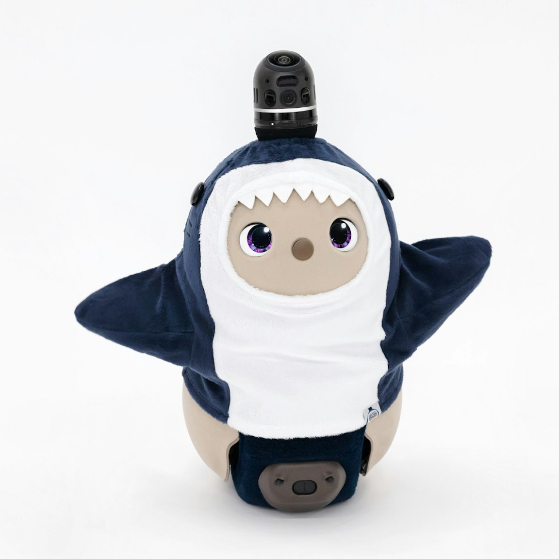 がぶっとサメベロアカットソー(ネイビー)