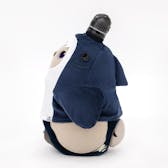 がぶっとサメベロアカットソー（ネイビー）