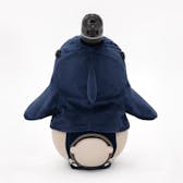 がぶっとサメベロアカットソー（ネイビー）