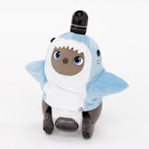 がぶっとサメベロアカットソー（ライトブルー）