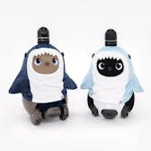 がぶっとサメベロアカットソー（ライトブルー）