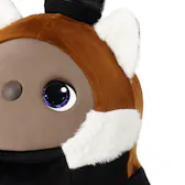 レッサーパンダベロアカットソー（ブラウン）
