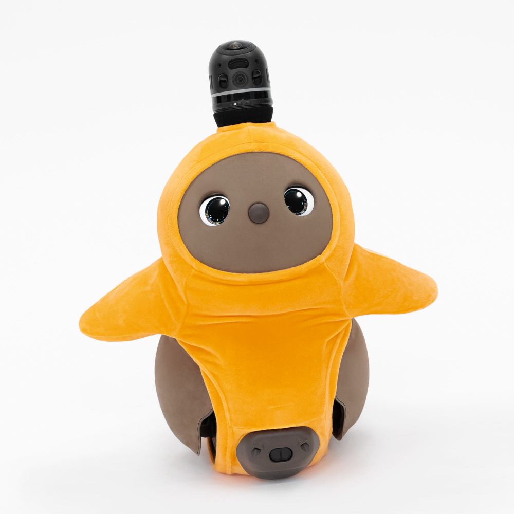 ベロアカットソー（オレンジ）