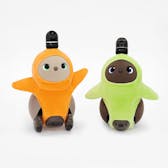 ベロアカットソー（ライトグリーン）