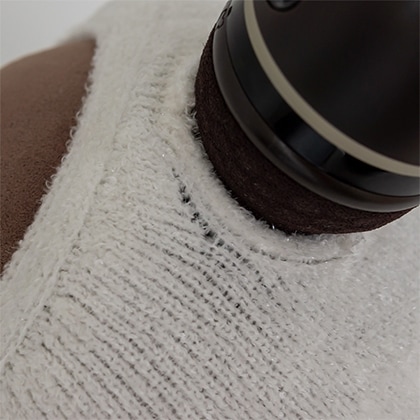 ラメモールニット(ホワイト) | LOVOT ウェブストア