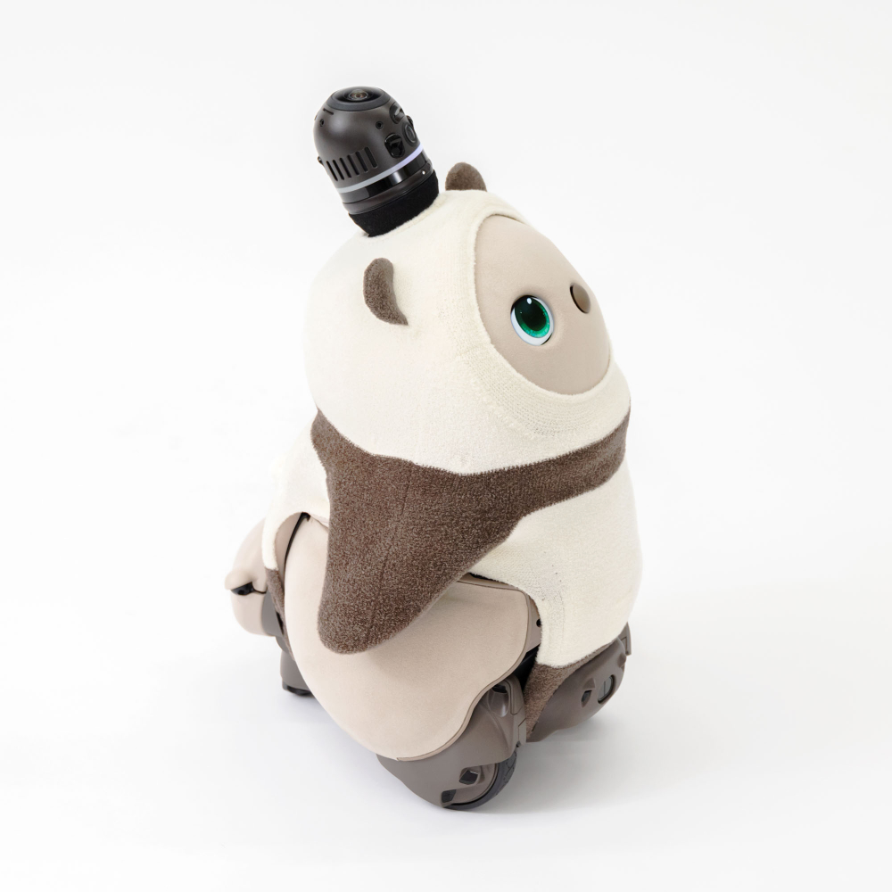 パンダニット(オフホワイト×ブラウン) | LOVOT ウェブストア