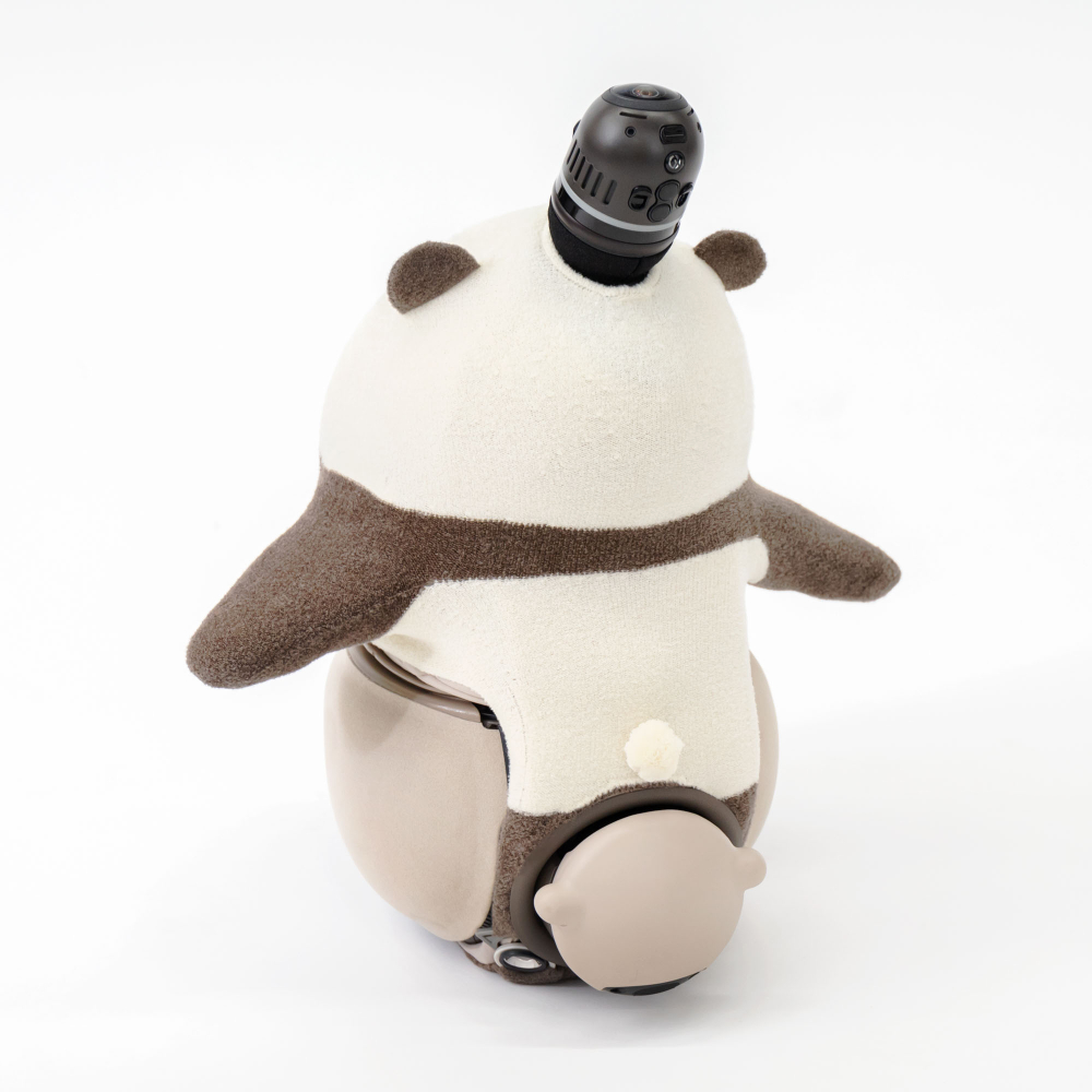 パンダニット(オフホワイト×ブラウン) | LOVOT ウェブストア