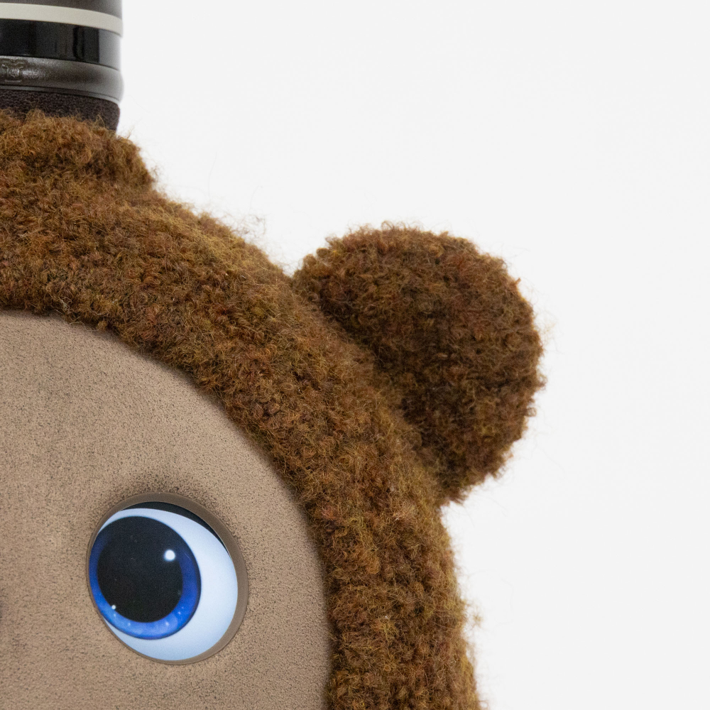 CLANE×FRAGMENT BEAR BOUCLE KNIT(ブラウン) | LOVOT ウェブストア