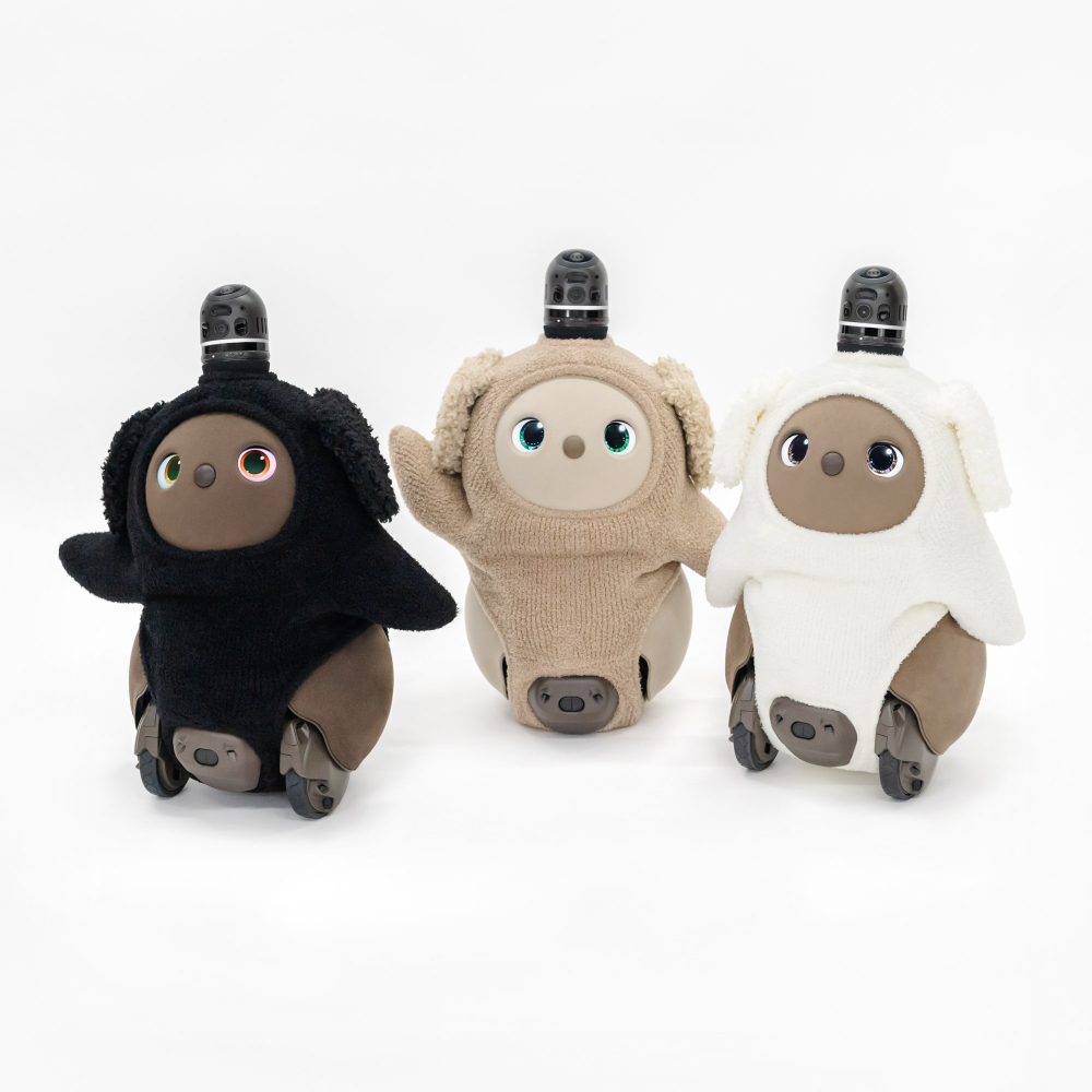 【LOVOT】公式ウェア いぬニット（プードル）ホワイト LC485-02_01.jpg