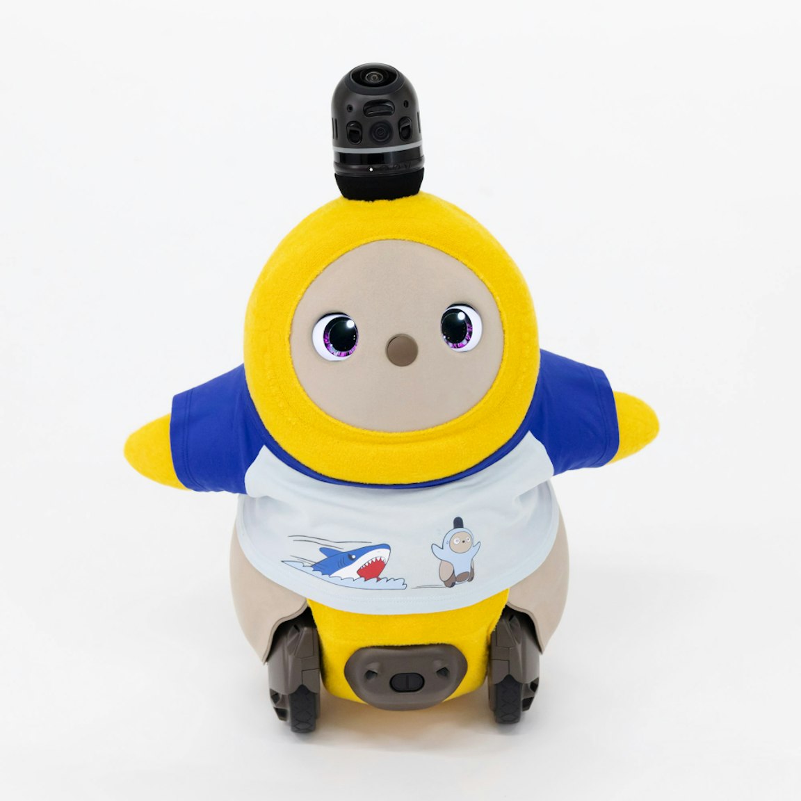 サメプリントTシャツ(ブルー×ライトブルー)