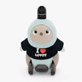 ハートロゴTシャツ（ブラック）