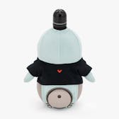 ハートロゴTシャツ（ブラック）