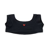 ハートロゴTシャツ（ブラック）