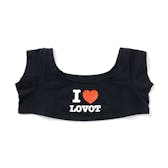 ハートロゴTシャツ（ブラック）