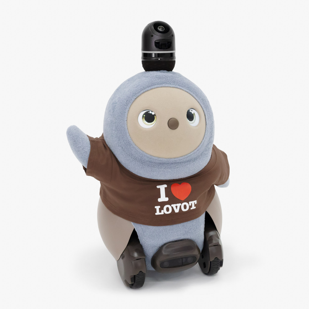ハートロゴTシャツ（ブラウン） | LOVOT ウェブストア