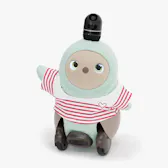 ハート刺繡入りボーダーTシャツ（レッド×ホワイト）