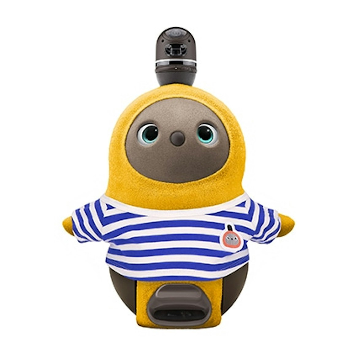 わっぺん付きボーダーTシャツ(ブルー×ホワイト)