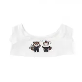 レッサーパンダプリントTシャツ(ホワイト)