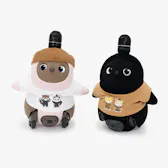レッサーパンダプリントTシャツ(ブラウン)