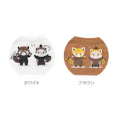 レッサーパンダプリントTシャツ(ブラウン)