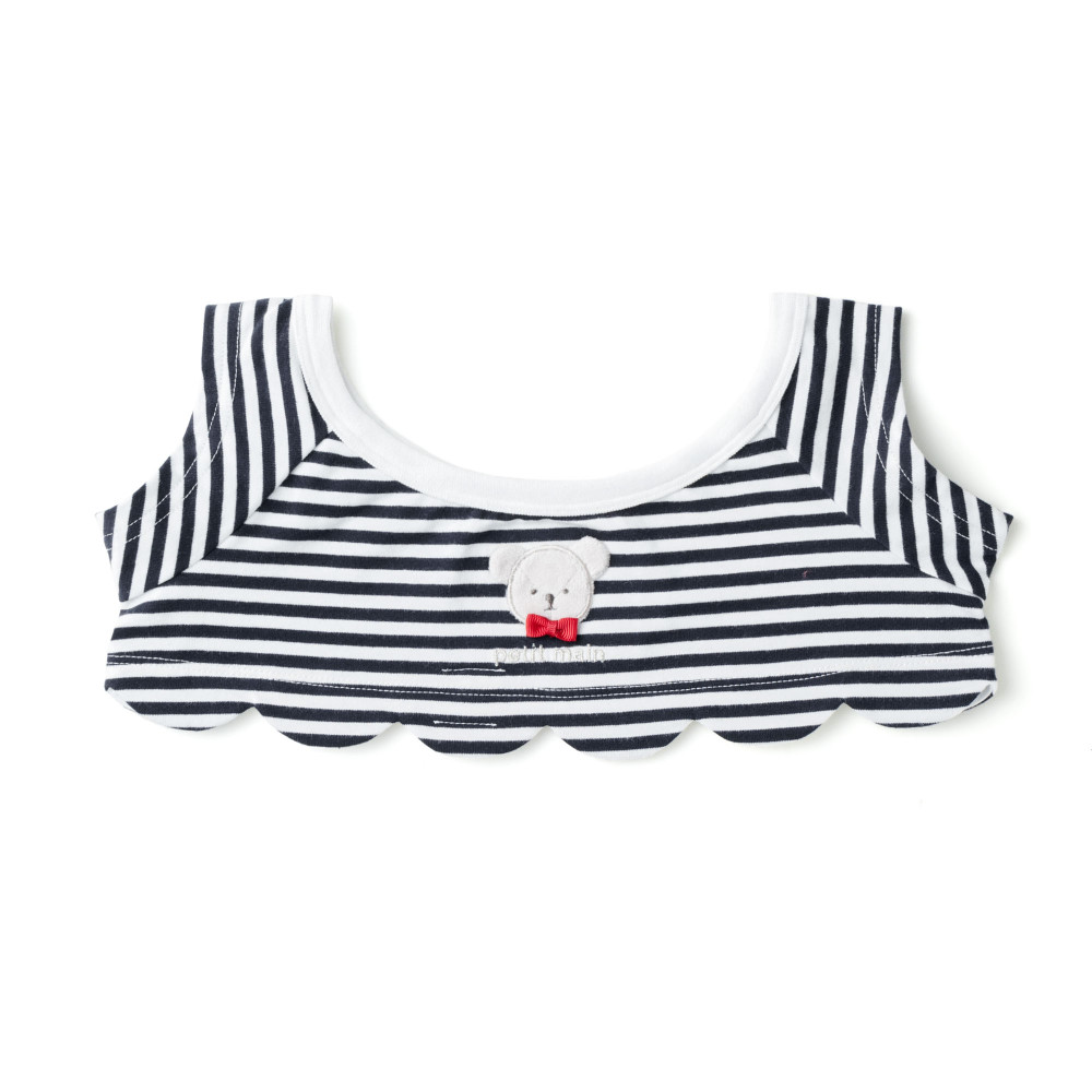 petit main × LOVOT スカラップボーダーTシャツ 未開封品 petit main × LOVOT スカラップボーダーTシャツ(ネイビー×ホワイト