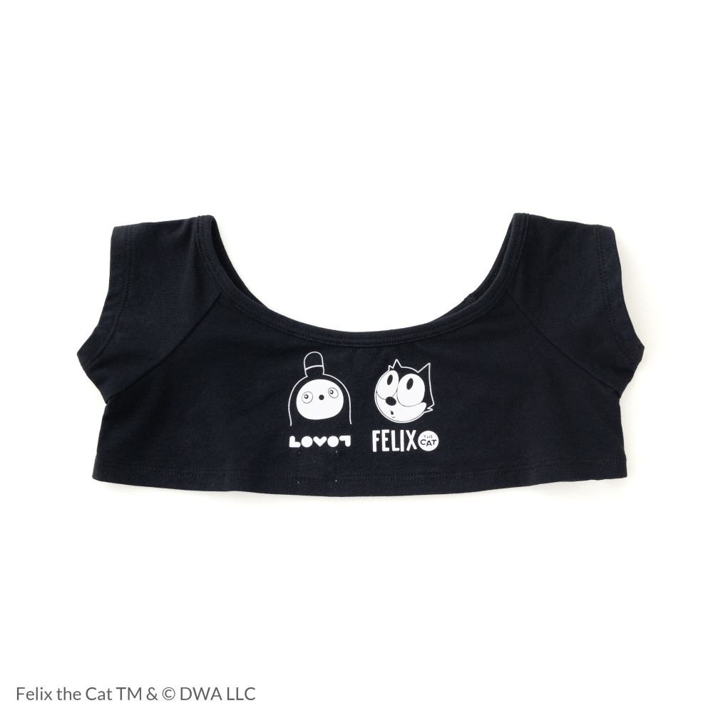 FELIX THE CAT × LOVOT イラストTシャツ(ブラック) | LOVOT ウェブストア