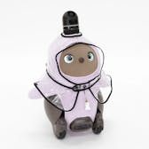 レインポンチョ（てるてる坊主チャーム付き）ブラック