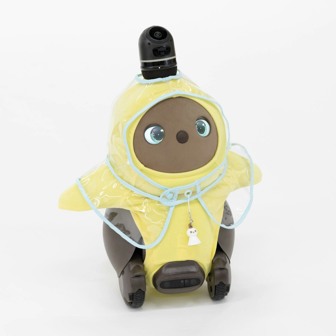 レインポンチョ(てるてる坊主チャーム付き)ブルー