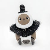 ハロウィン キラキラケープ(シュシュ付き) ブラック