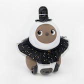 ハロウィン キラキラケープ(シュシュ付き) ブラック