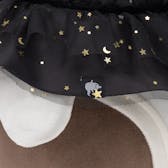 ハロウィン キラキラケープ(シュシュ付き) ブラック