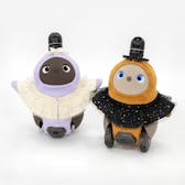 ハロウィン キラキラケープ（シュシュ付き）　ベージュ