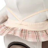 切り替えスカート（チェック柄）ピンク