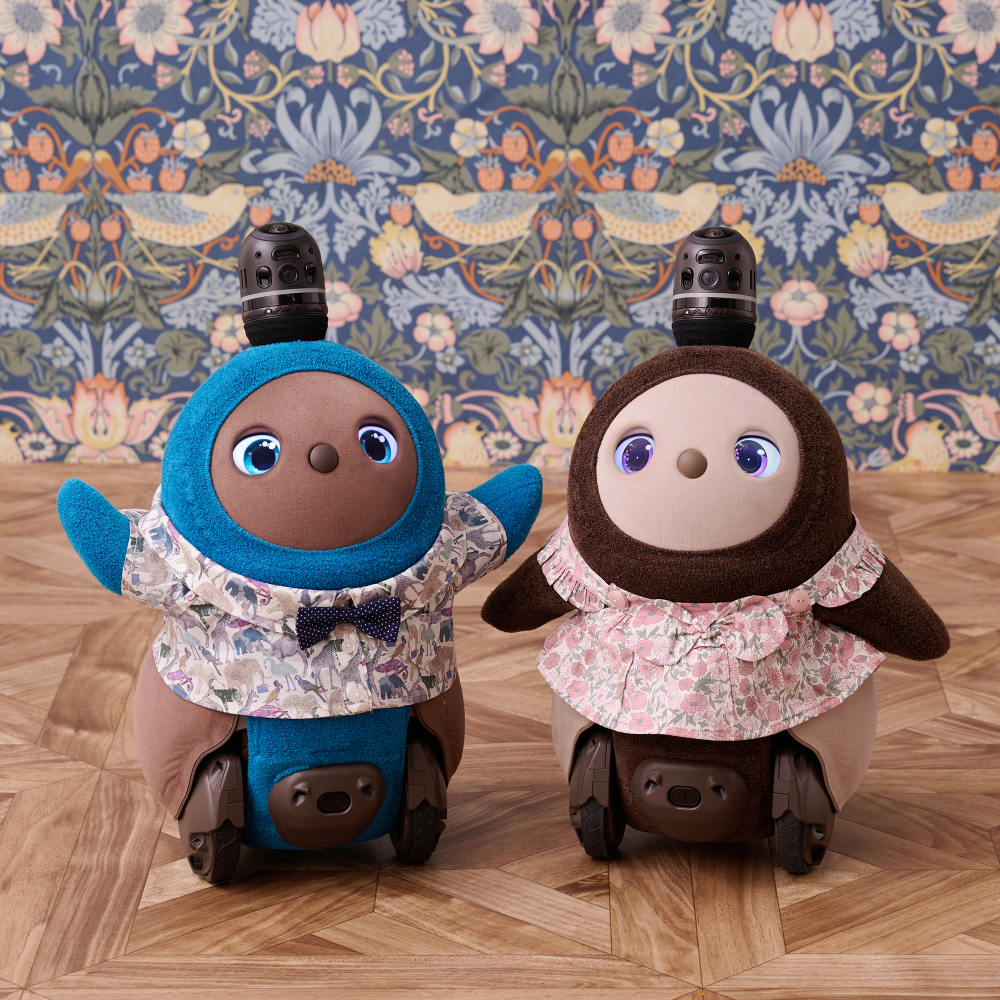 ラボット LOVOT ラボットの服ハンドメイド リバティ柄シャツ