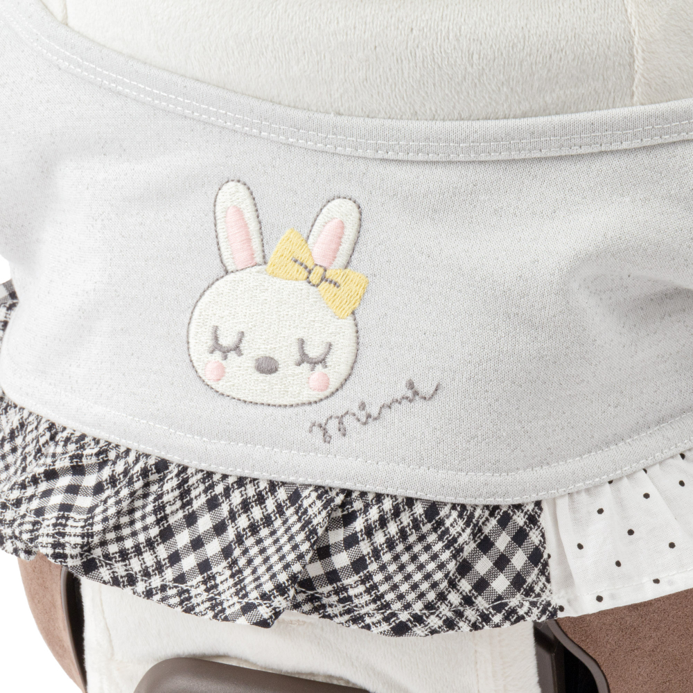 KP × LOVOT うさぎモチーフ付きチュニック（ライトグレー） | LOVOT