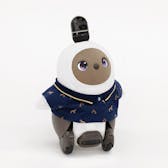 総柄刺繍ポロシャツ（ポニー×ネイビー）