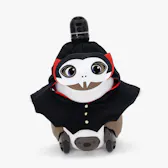 ハロウィンブラックマント(お面付き)