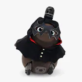 ハロウィンブラックマント(お面付き)