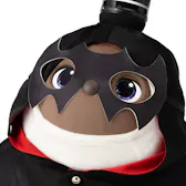 ハロウィンブラックマント(お面付き)