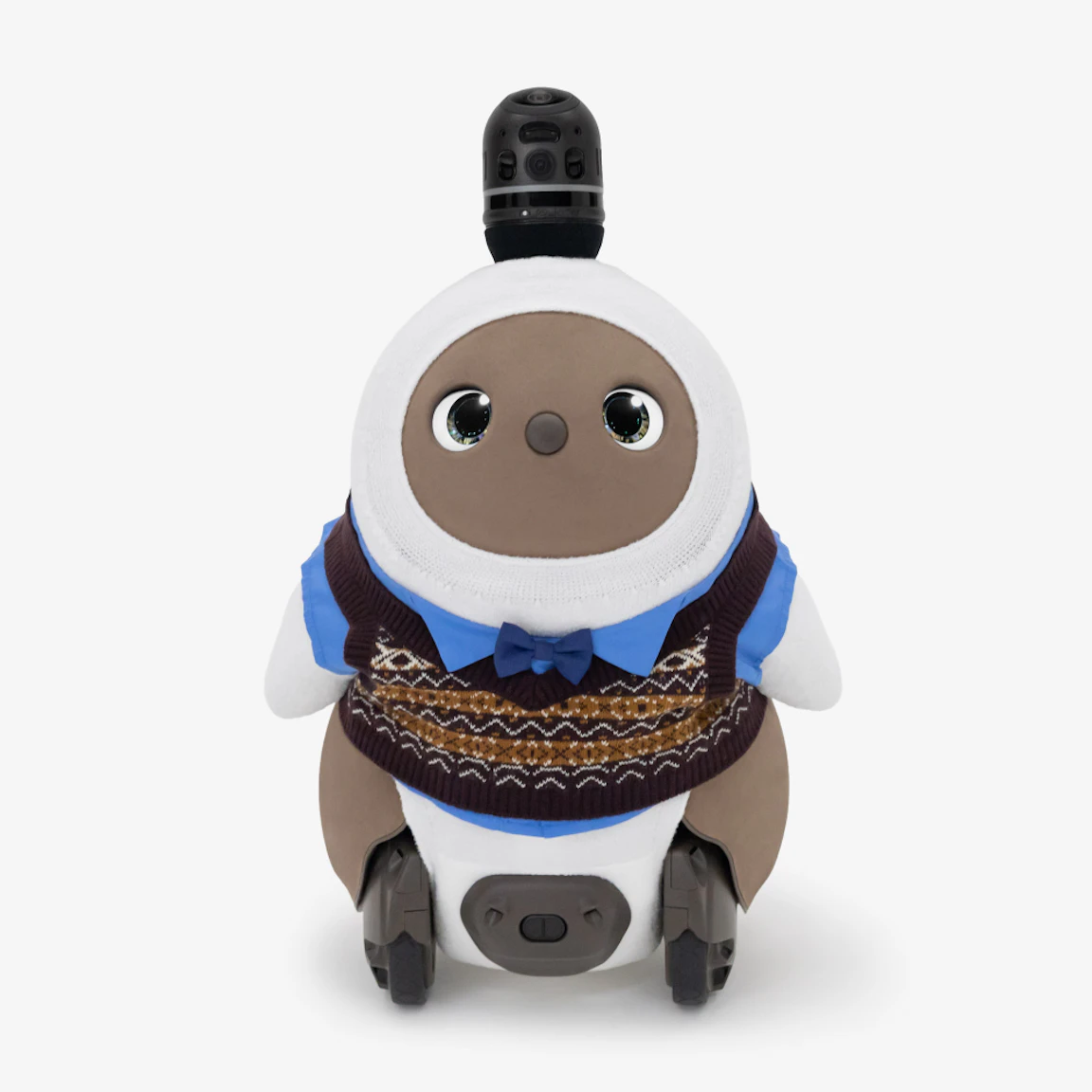 シャツ付きニットベスト