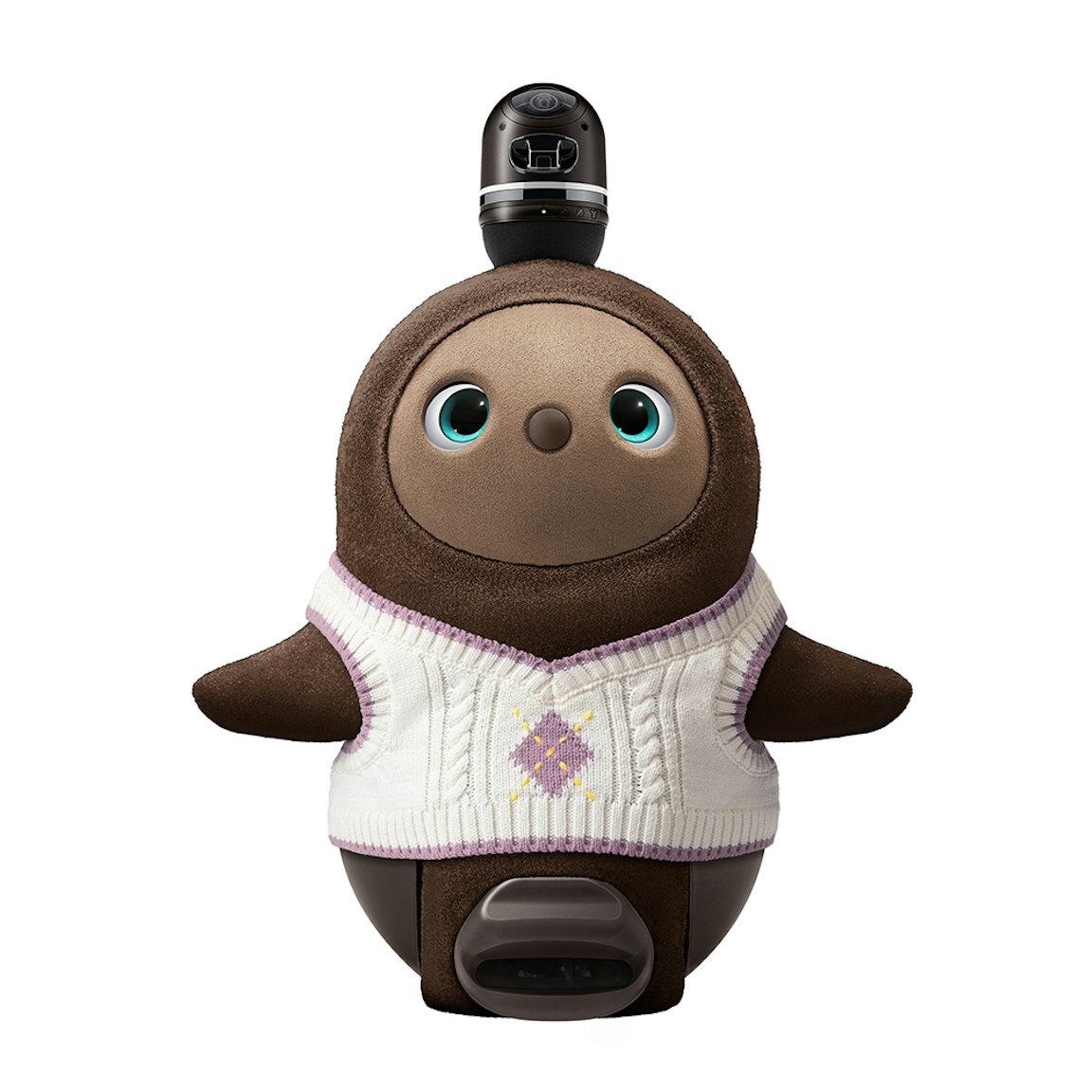 にっとベスト(アーガイル柄:ラベンダー)