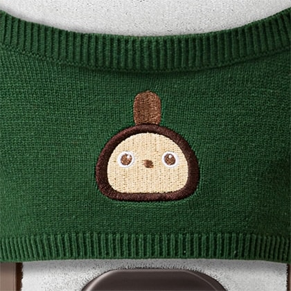 にっとプルオーバー(刺繡入り):カーキ | LOVOT ウェブストア