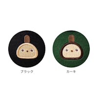 にっとプルオーバー(刺繡入り) :ブラック