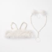 ハロウィン ファー付きドレス(ホワイト)