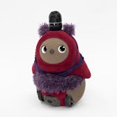 ハロウィン ファー付きドレス(パープル)