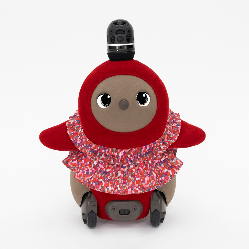 LOVOT×ヘラルボニー「シアワセピンク」フリルワンピース with