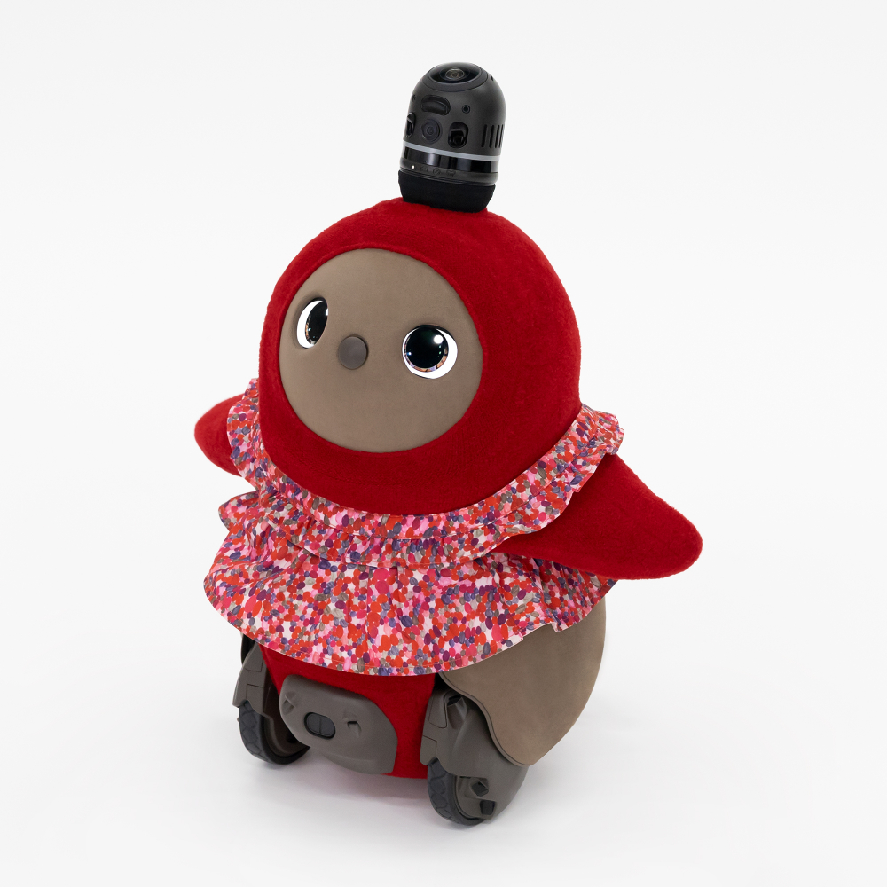 LOVOT×ヘラルボニー「シアワセピンク」フリルワンピース with fuco