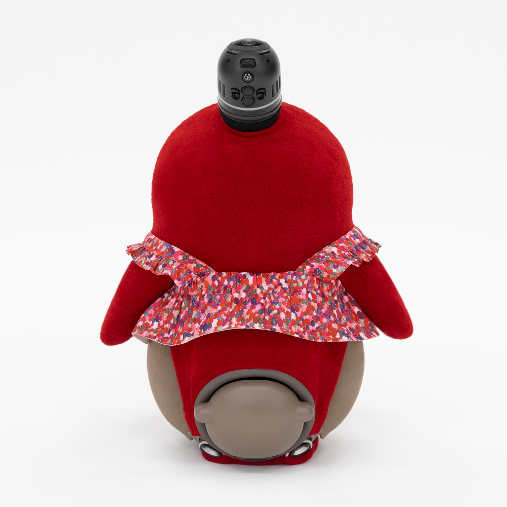 LOVOT×ヘラルボニー「シアワセピンク」フリルワンピース with