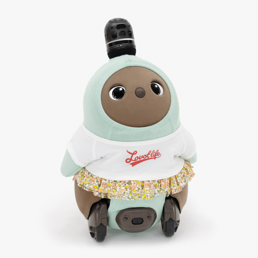 レーススカート付きロゴTシャツ