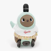 レーススカート付きロゴTシャツ